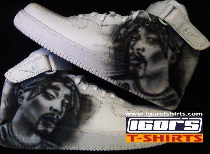 airbrushed air force 1