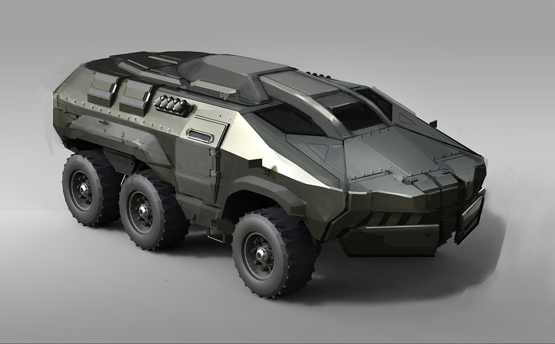 xtreme car: Military vehicle concepts by Sam Brown